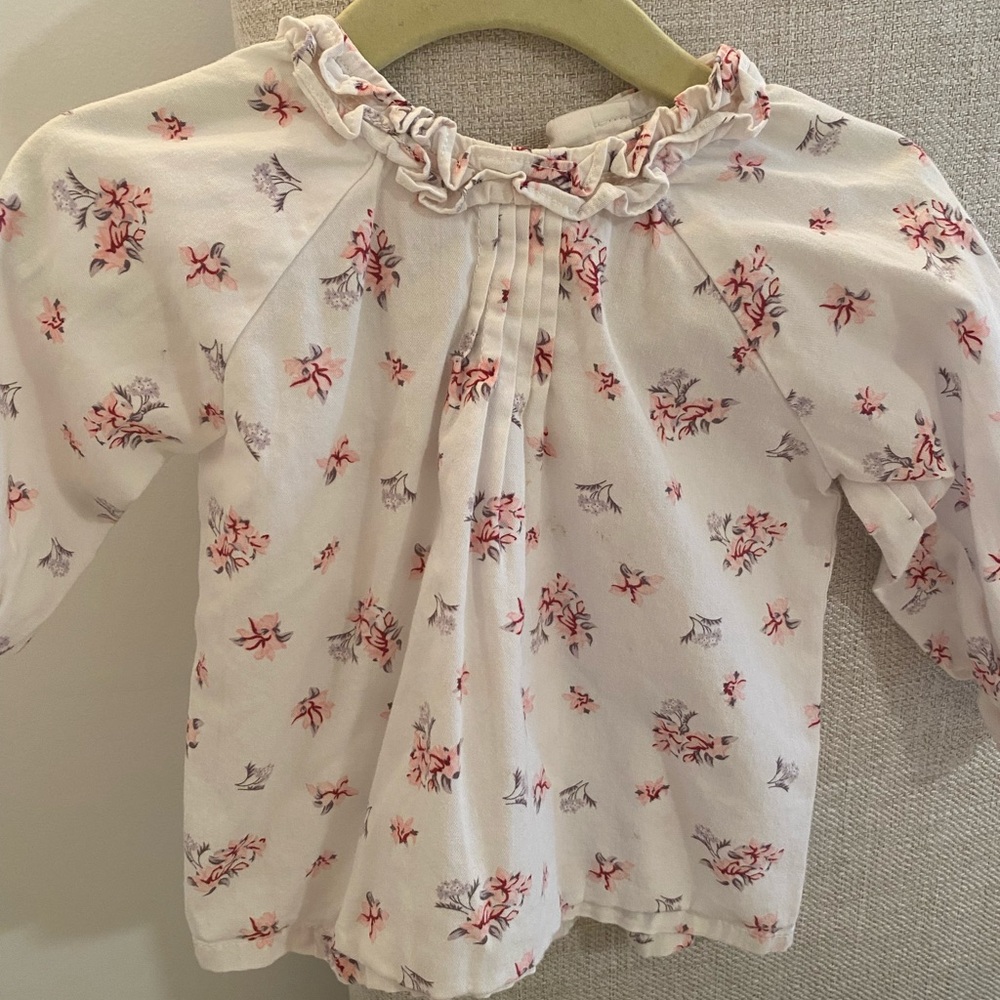 Neck & Neck long sleeve baby girl shirt